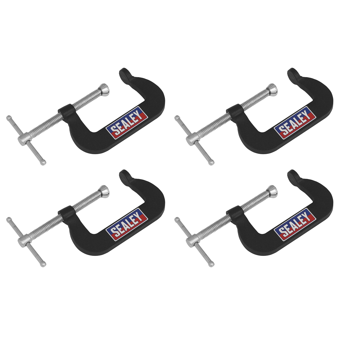 4pc Set Junior C-Clamp - 51mm x 32mm GCC06