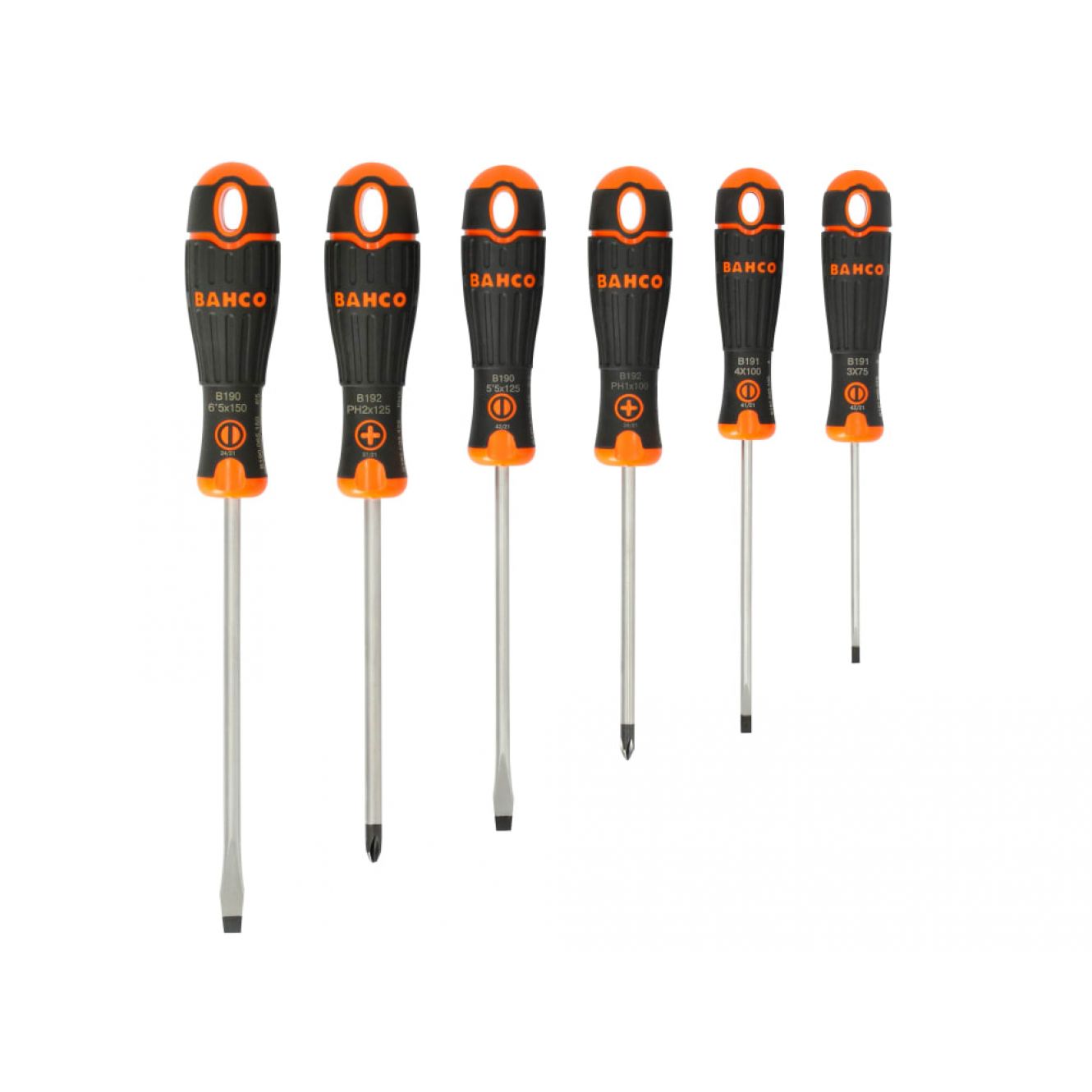 B219.006 BAHCOFIT Screwdriver Set, 6 Piece BAH219006