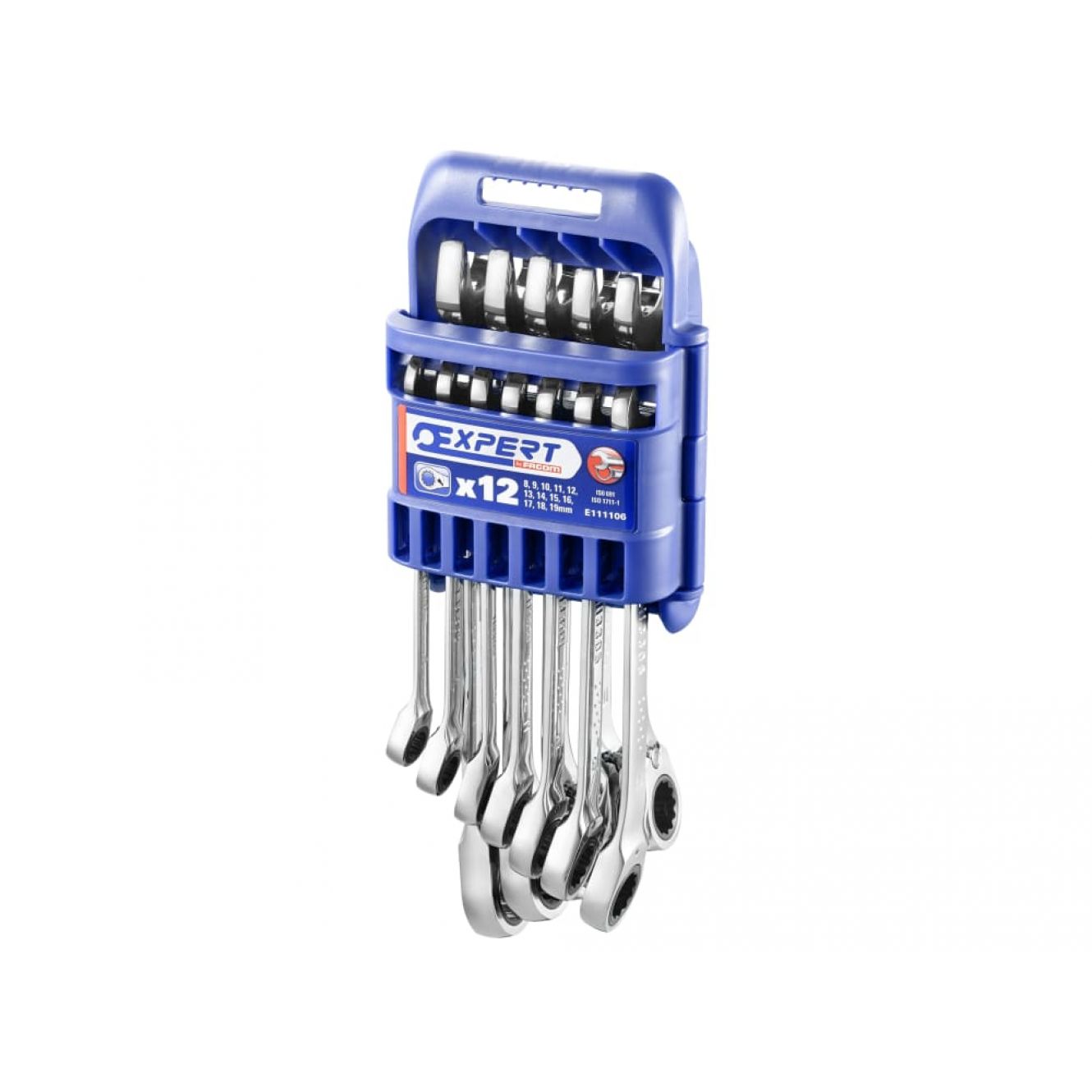 Ratchet Combination Spanner Set, 12 Piece BRIE111106B