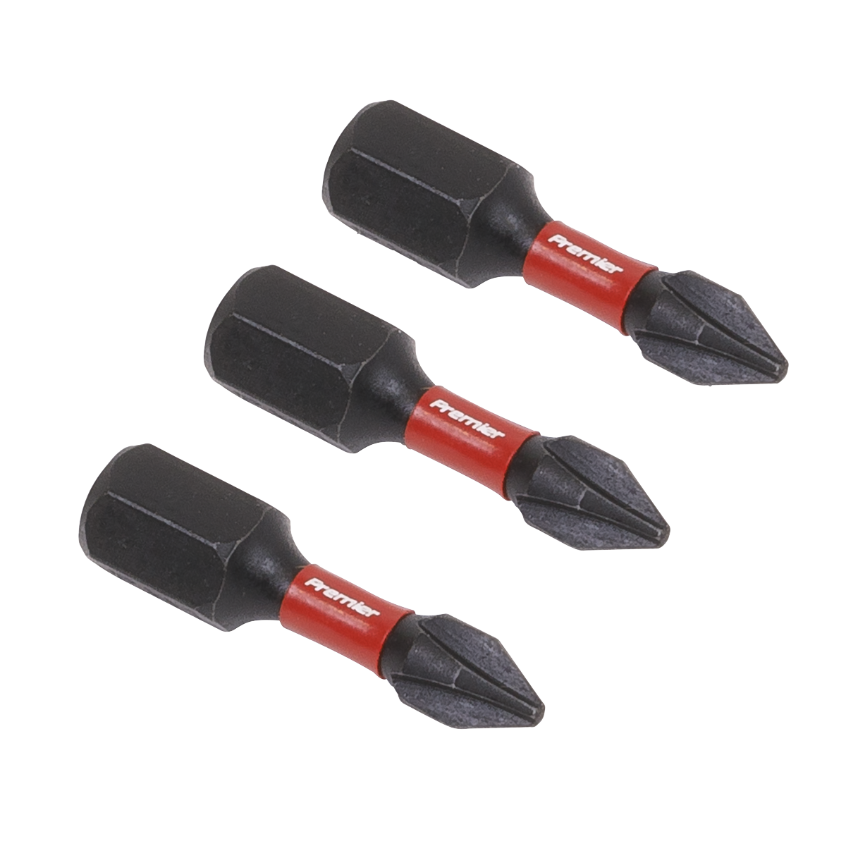 Phillips #1 Impact Power Tool Bits 25mm - 3pc AK8204