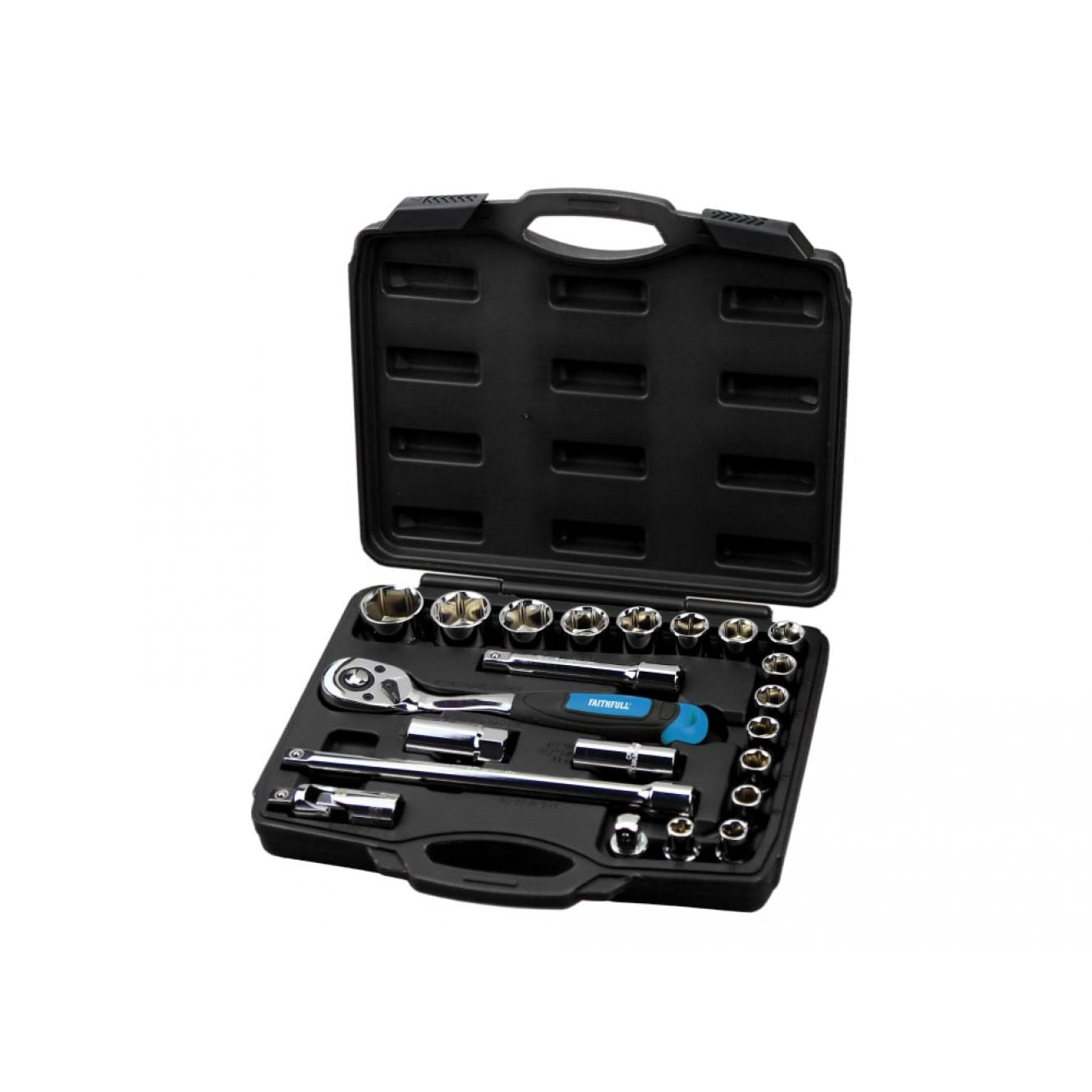 1/2in Socket Set, 22 Piece FAISOC1222MQ