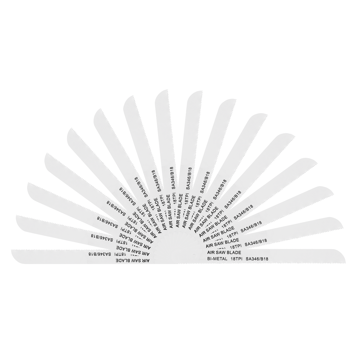 Air Saw Blade 18tpi - Pack of 15 SA346/B1815