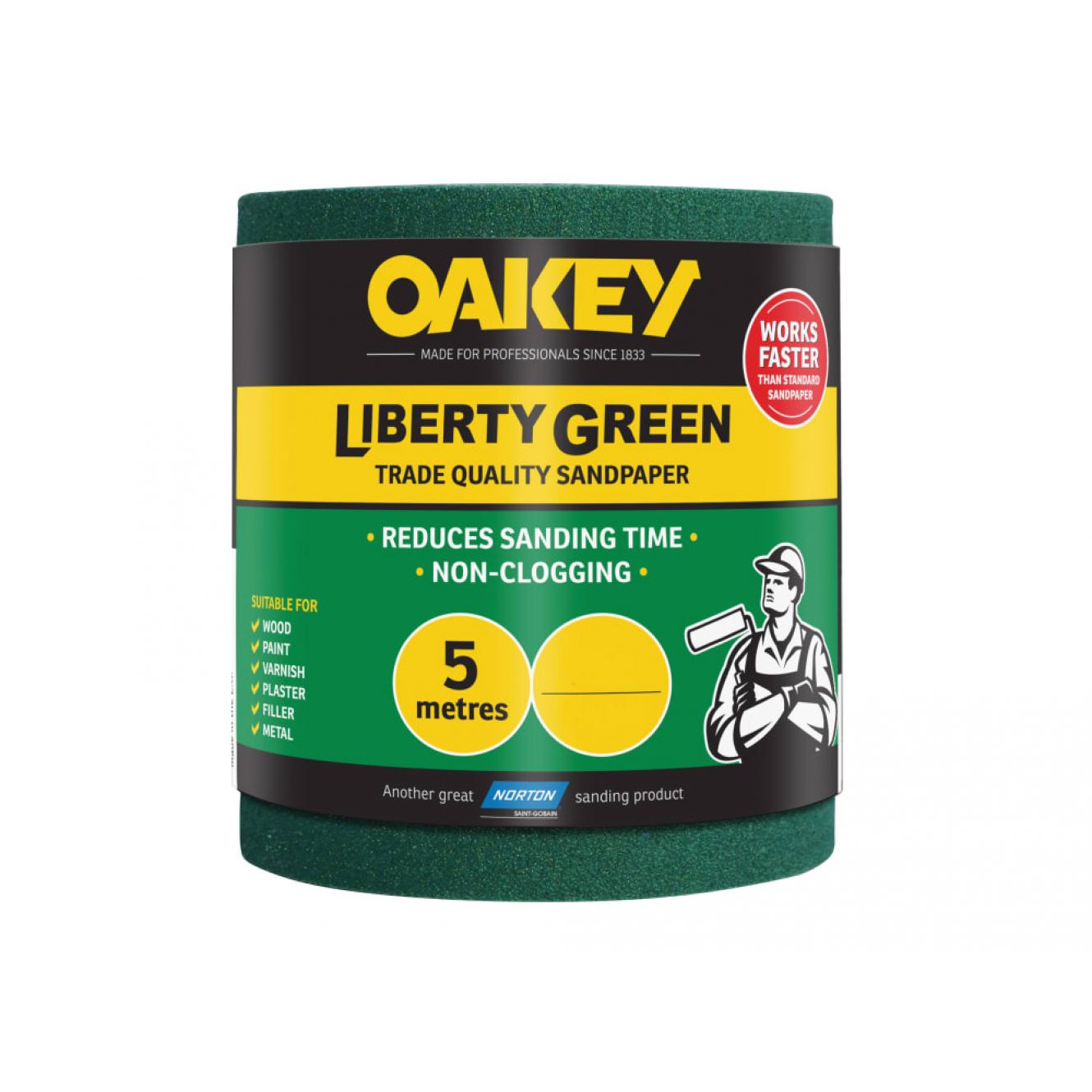 Liberty Green Aluminium Oxide Paper Roll