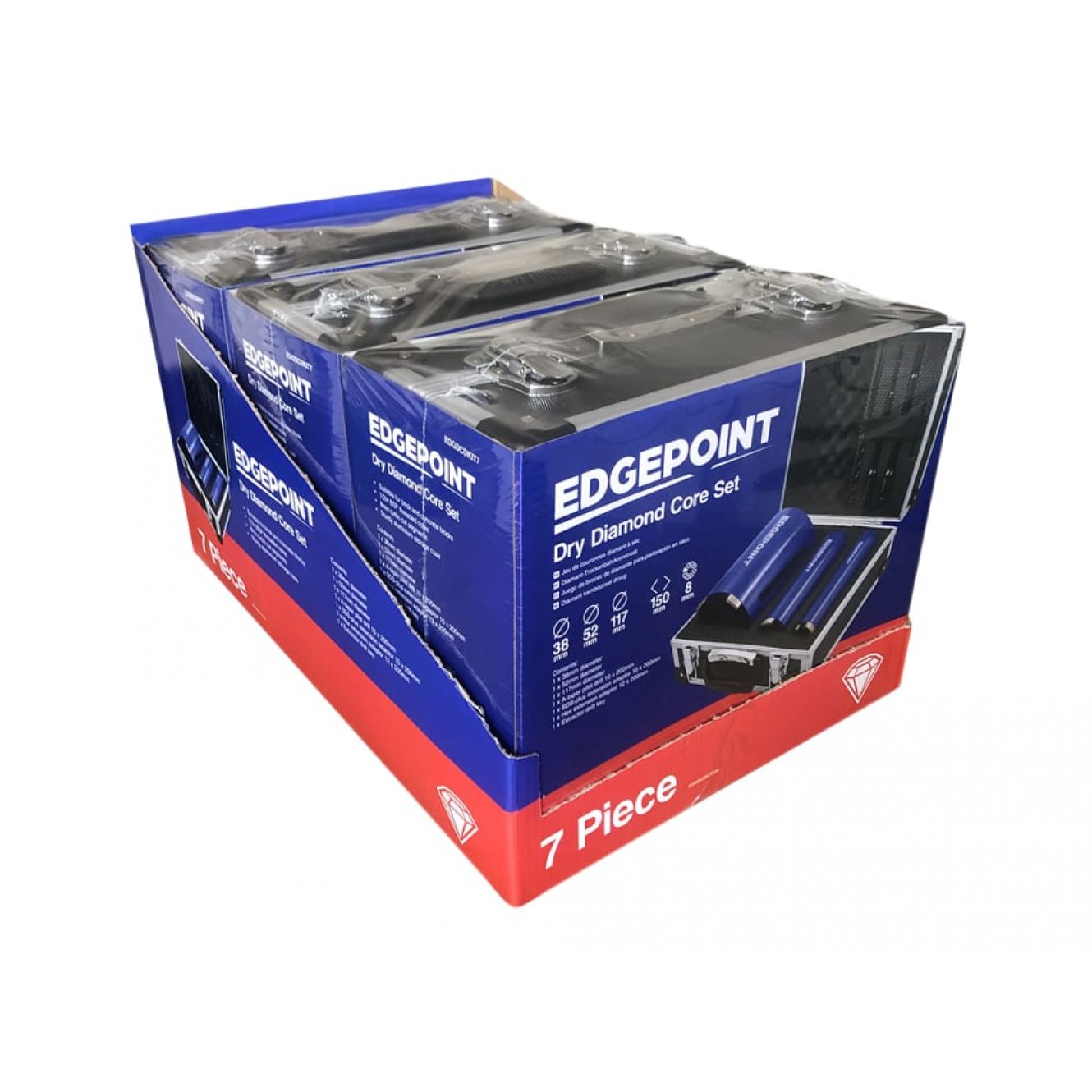 Edgepoint Diamond Dry Core Bit Set CDU EDGDCDK7CDU