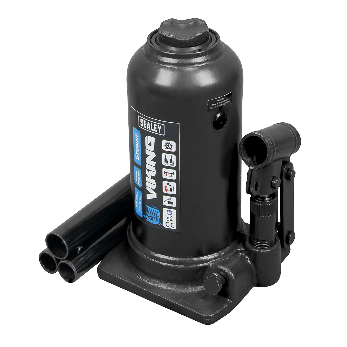 Viking Telescopic Bottle Jack 5 Tonne PTBJ5S