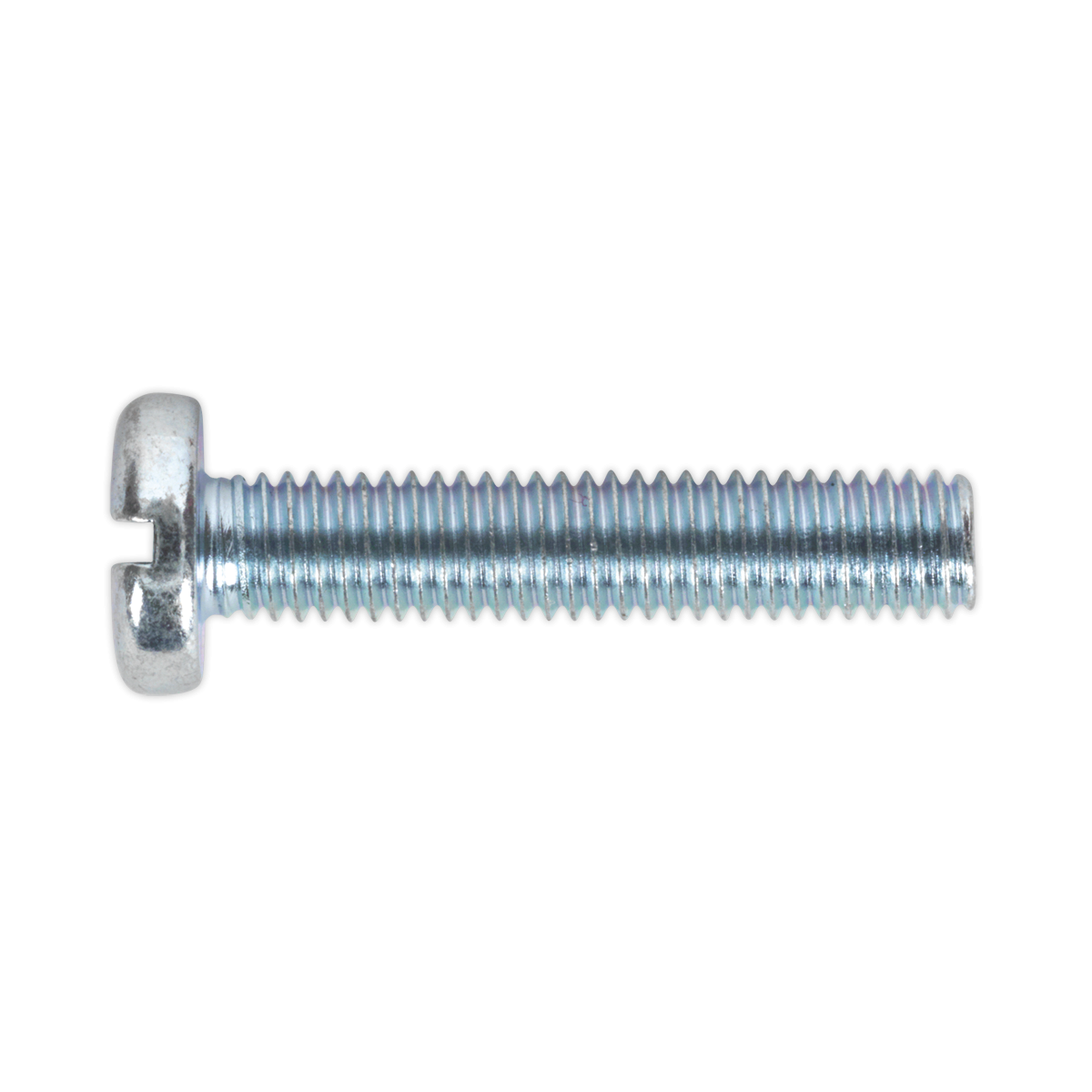 Machine Screw M5 x 25mm Pan Head Slot Zinc Pack of 50 MSS525