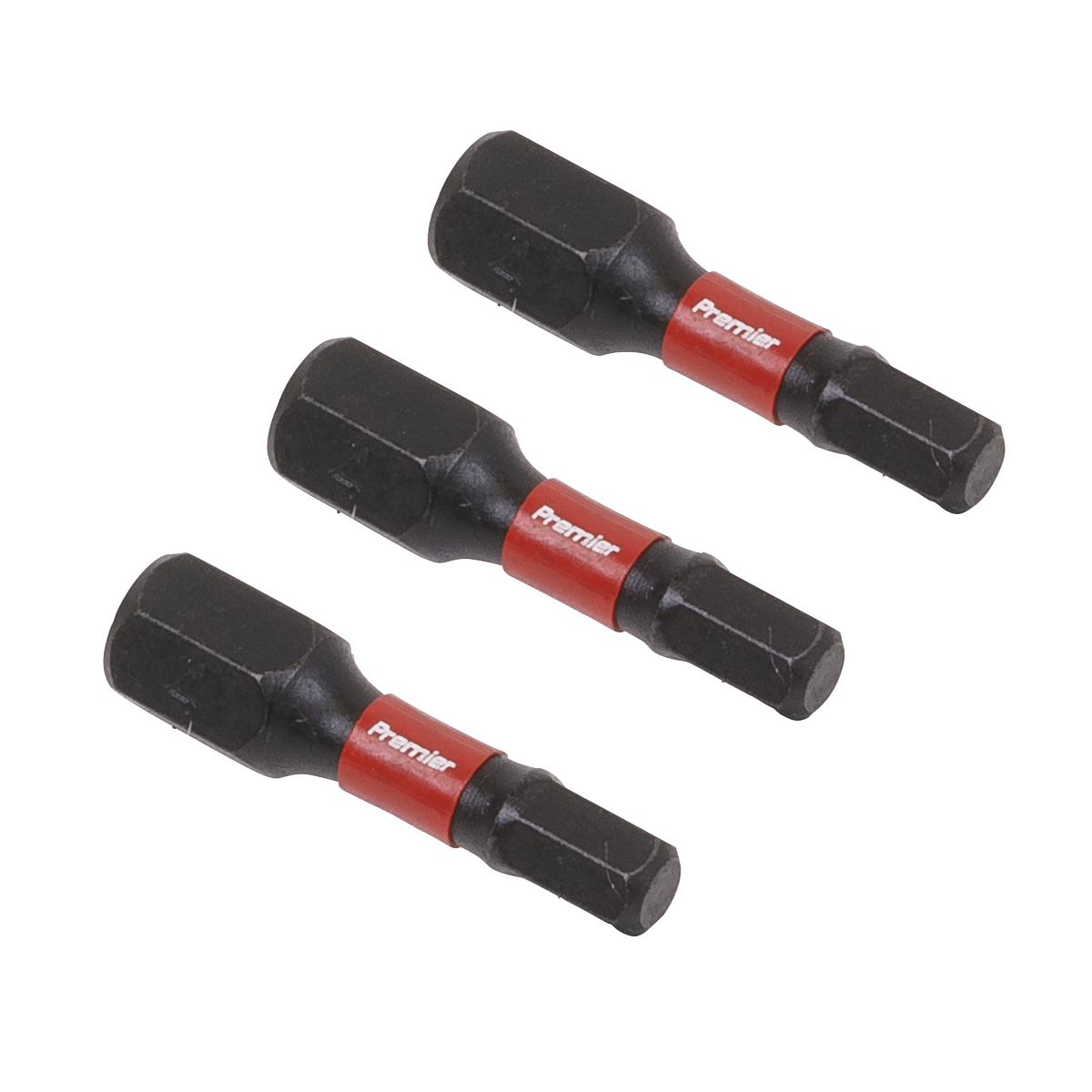 Hex 4mm Impact Power Tool Bits 25mm - 3pc AK8212