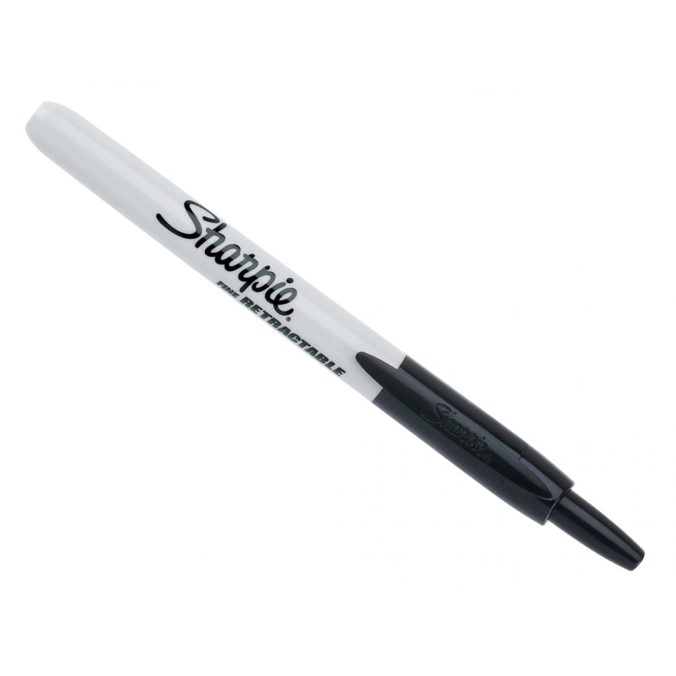 Retractable Fine Permanent Marker Black SHP1985871