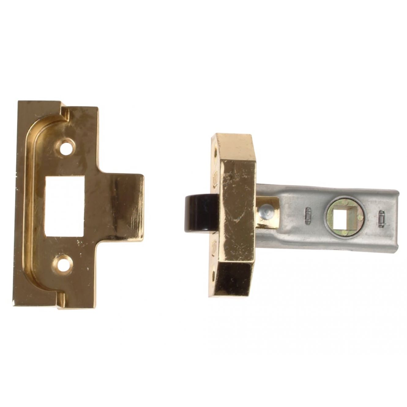 Rebated Tubular Mortice Latch 2650 Electro Brass 63mm 2.5in UNNY2650EB25