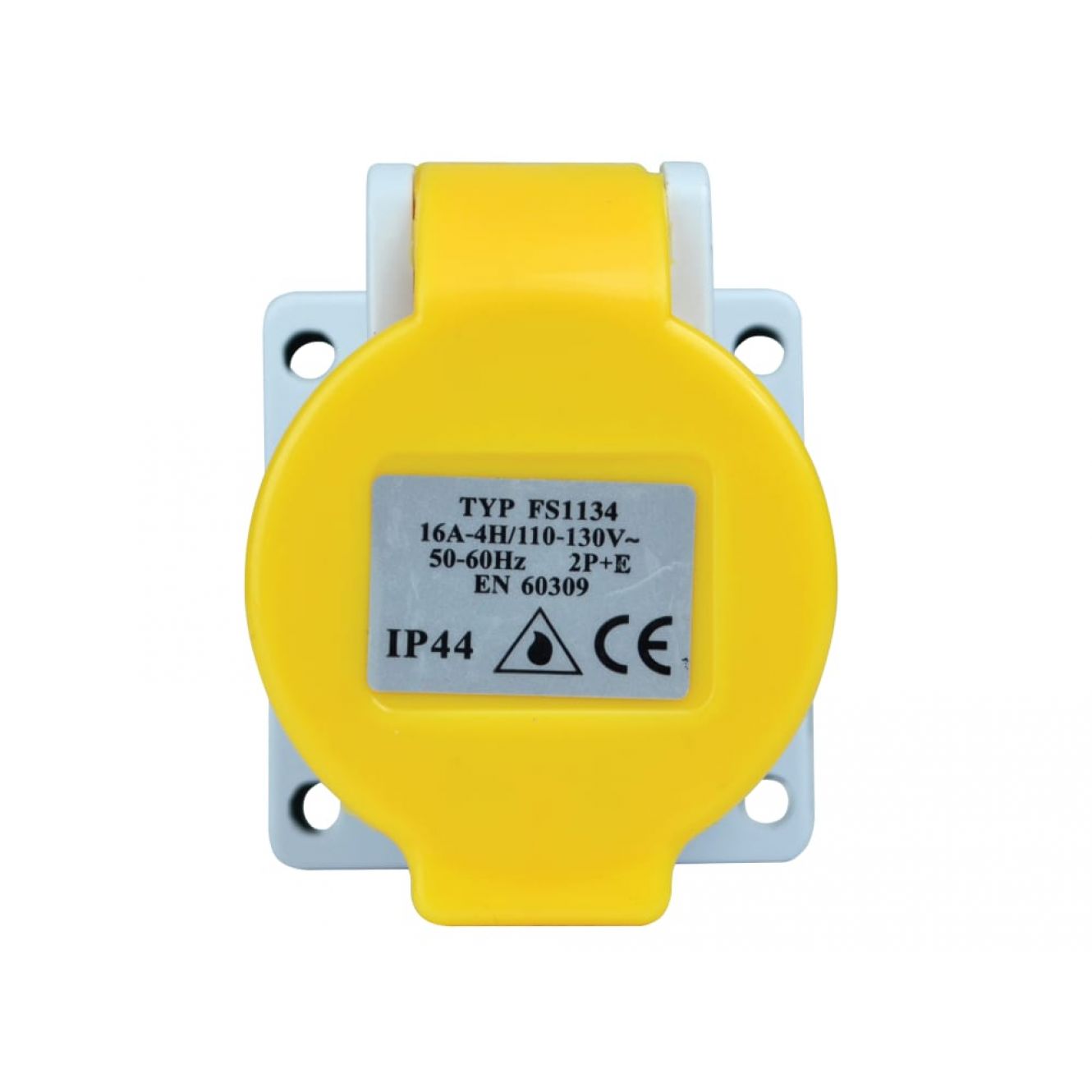 IP44 Panel Socket 16A 110V FPPPANSOC16