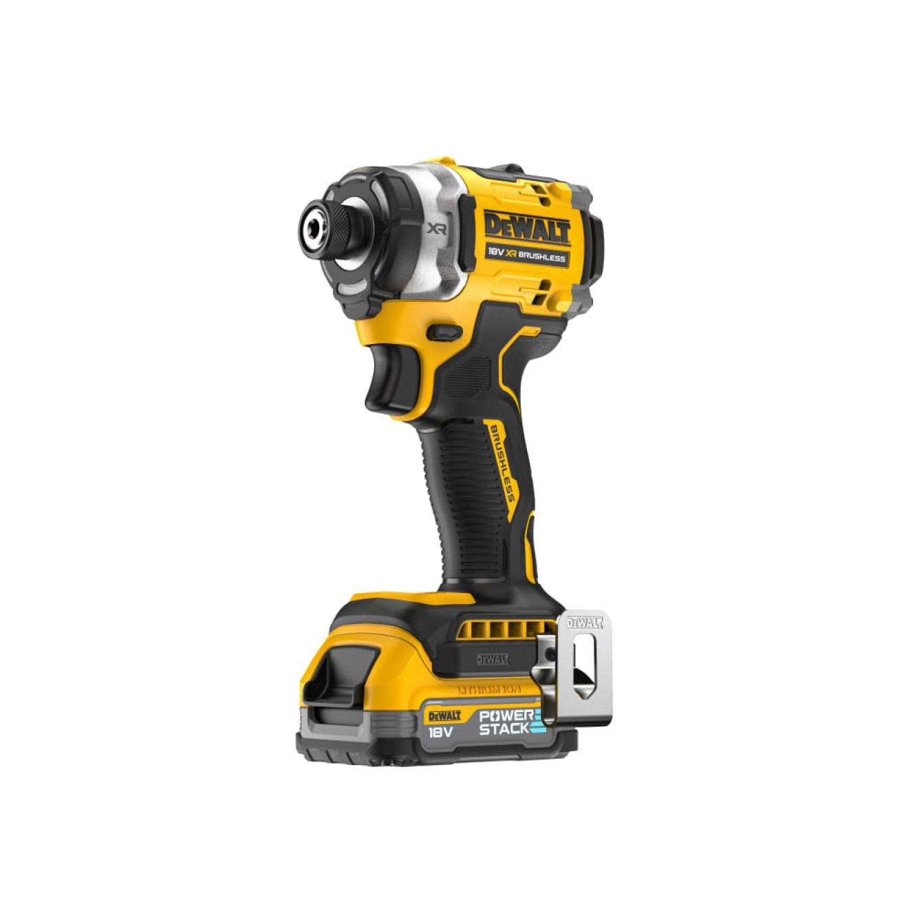 DCF860 E2T XR BL Impact Driver 18V 2 x 1.7Ah POWERSTACK™ Li-ion DEWDCF860E2T