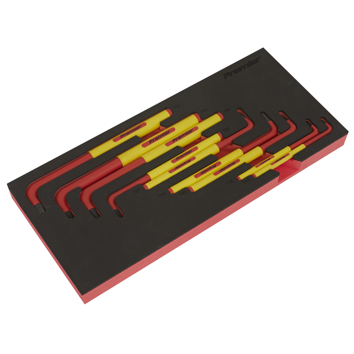 Insulated TRX-Star* Key 9pc with Tool Tray - VDE Approved TBTE06