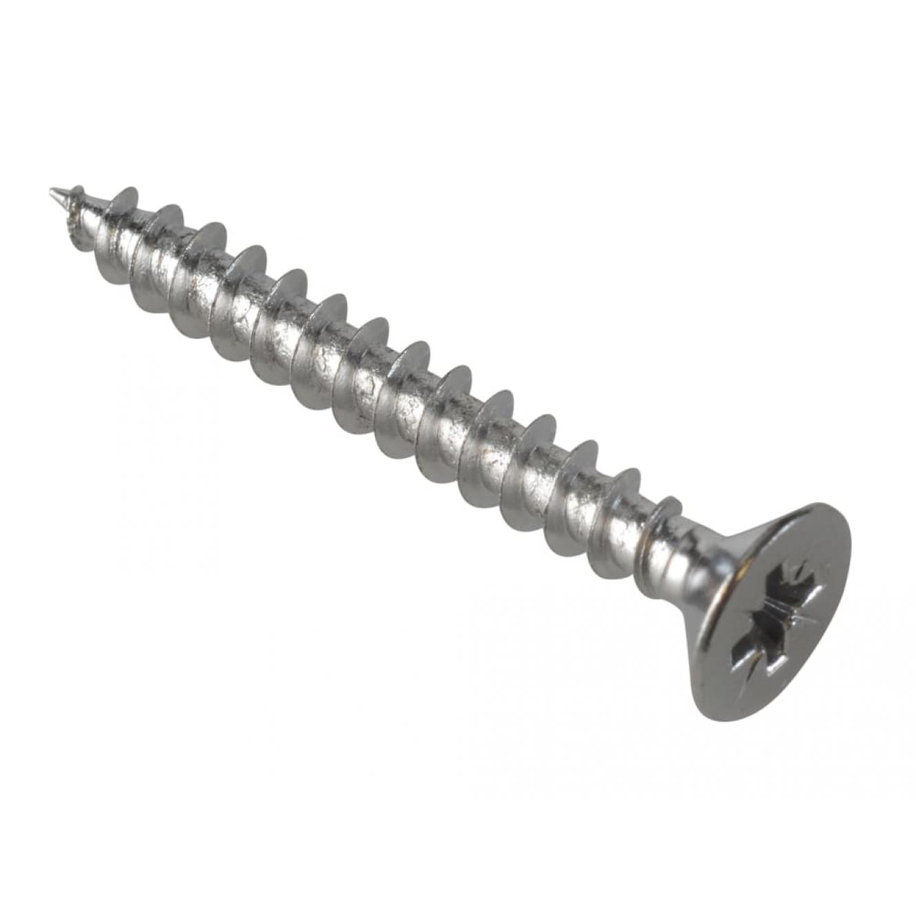 Multi-Purpose Screws, Pozi, CSK, Chrome Plated