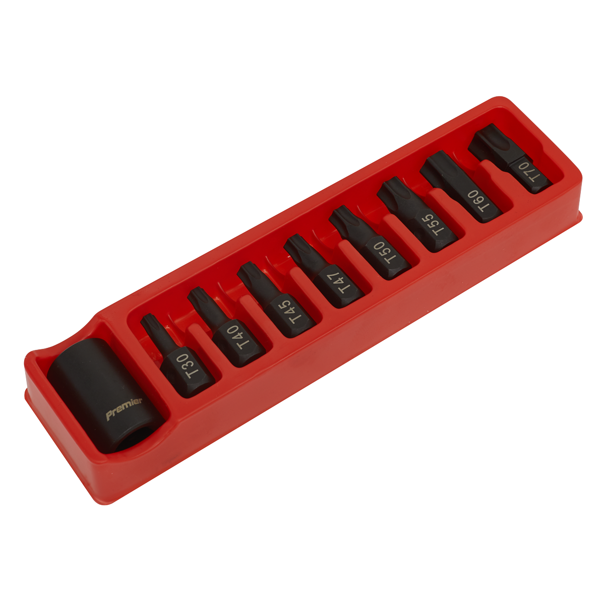 Impact TRX-Star* Bit & Holder Set 9pc 1/2"Sq Drive AK5610