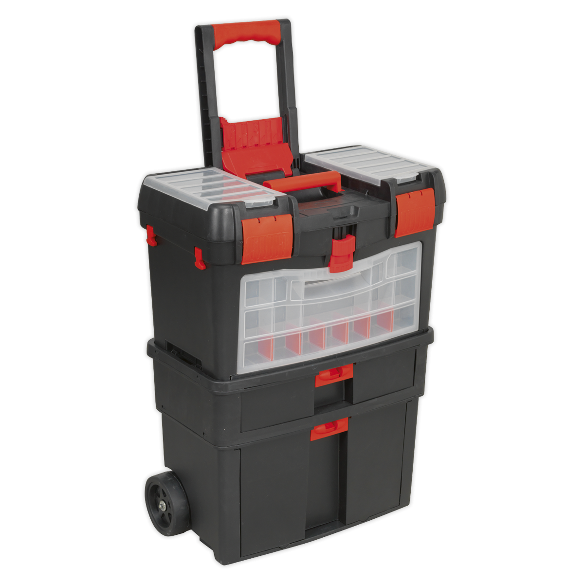 Mobile Toolbox with Tote Tray & Removable Assortment Box AP850