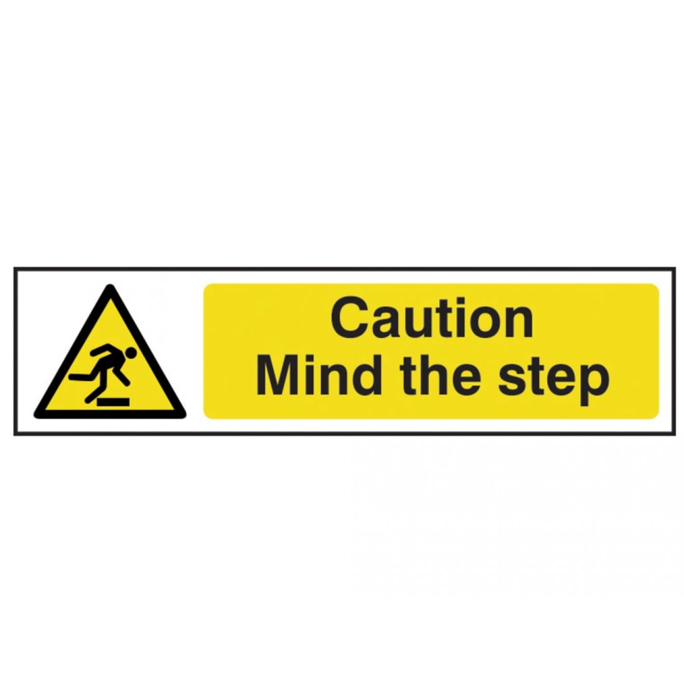 Caution Mind The Step - PVC 200 x 50mm SCA5109