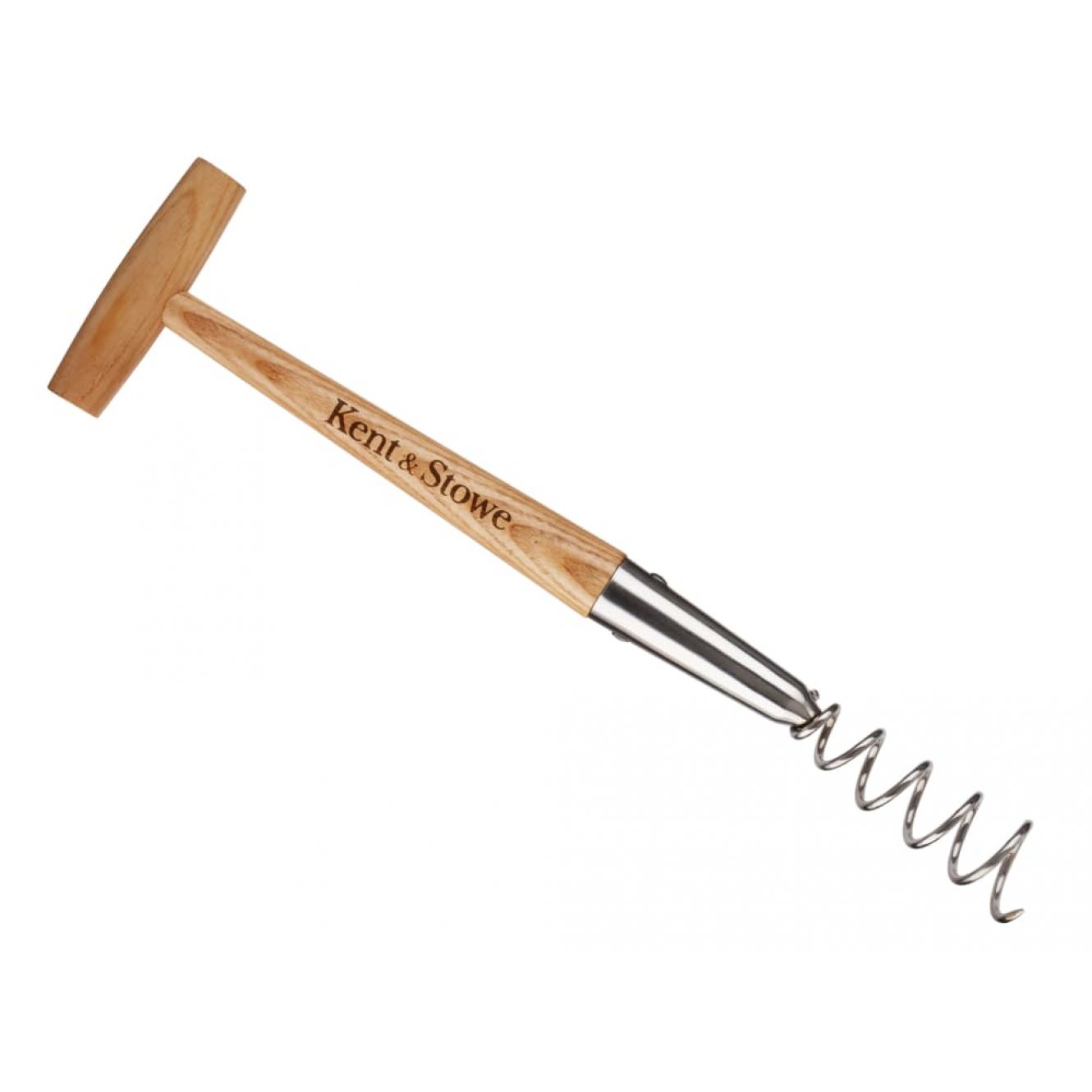 Stainless Steel Hand Corkscrew Weeder, FSC® K/S70100628