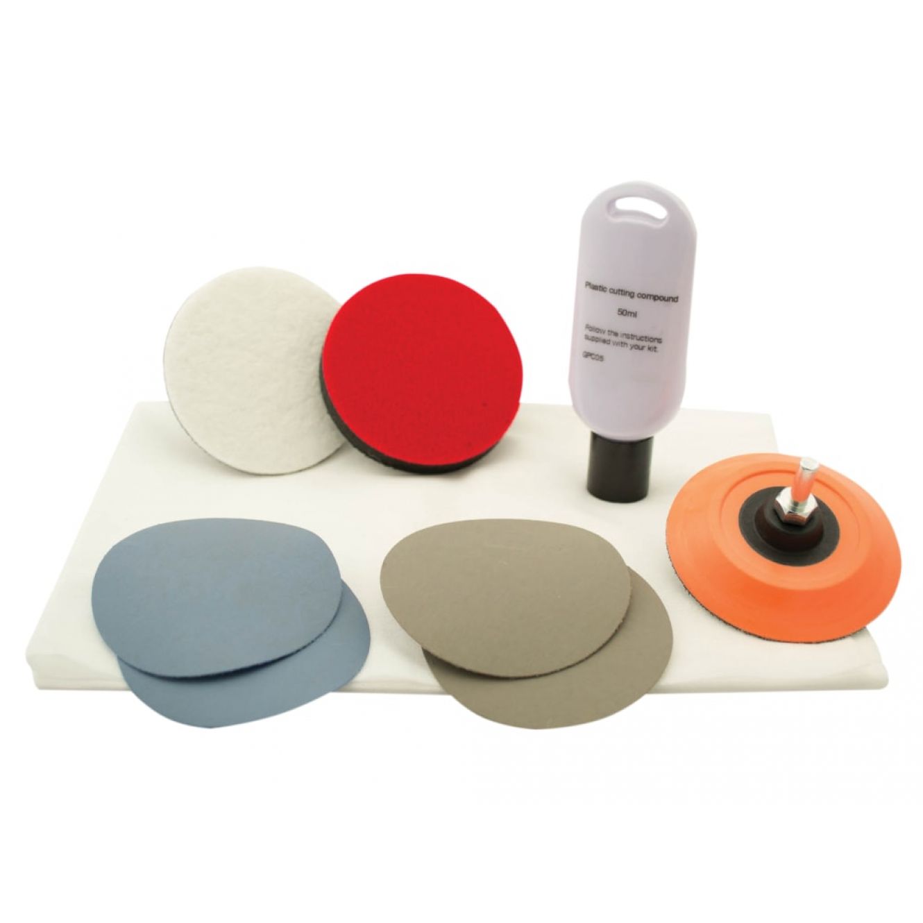 Plastic Scratch Repair & Polishing Kit FLEGP207