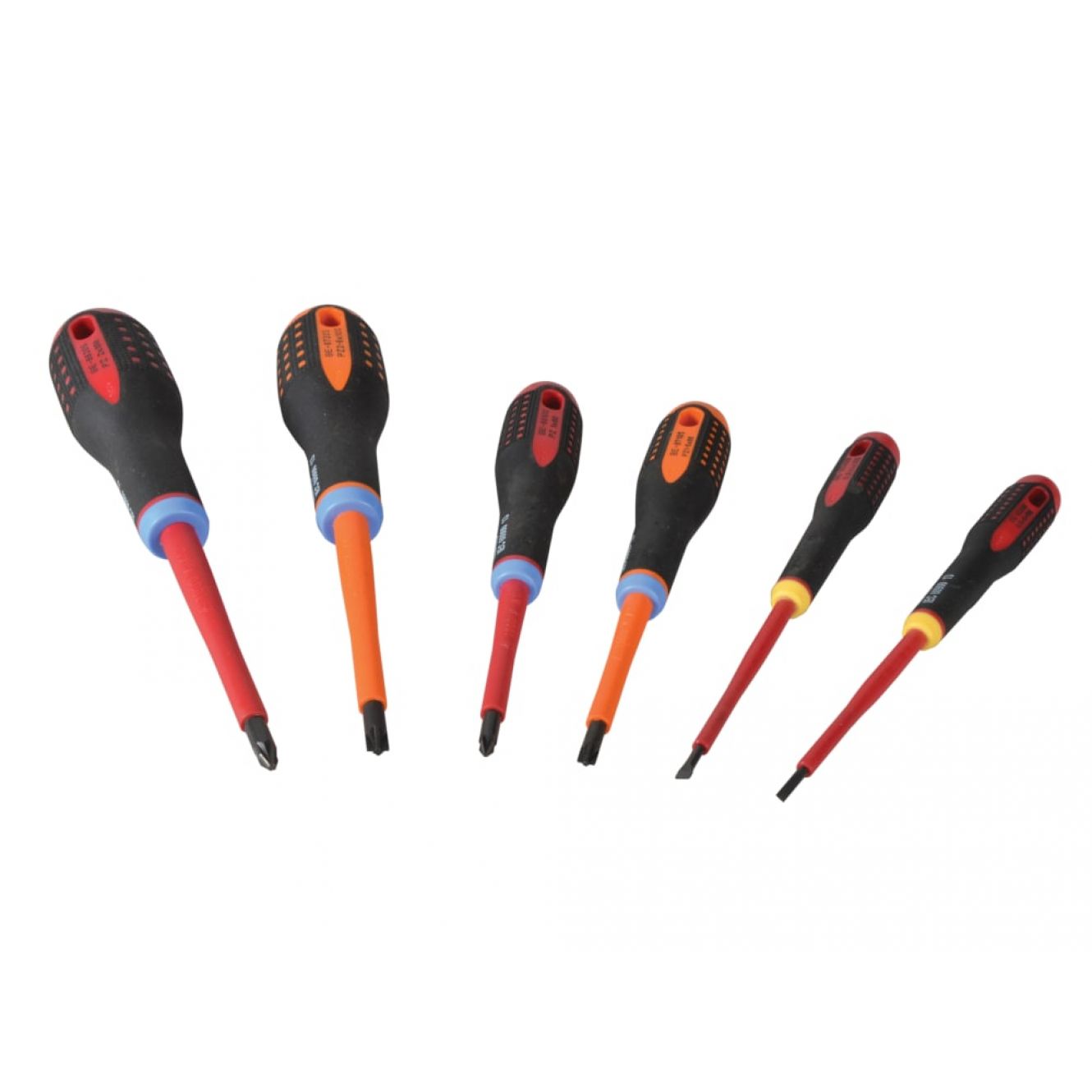 BE-9884S ERGO™ VDE Insulated Screwdriver Set, 6 Piece BAH9884S