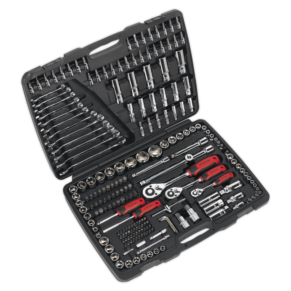 Socket Set 216pc 1/4", 3/8" & 1/2"Sq Drive 6pt WallDrive® Metric