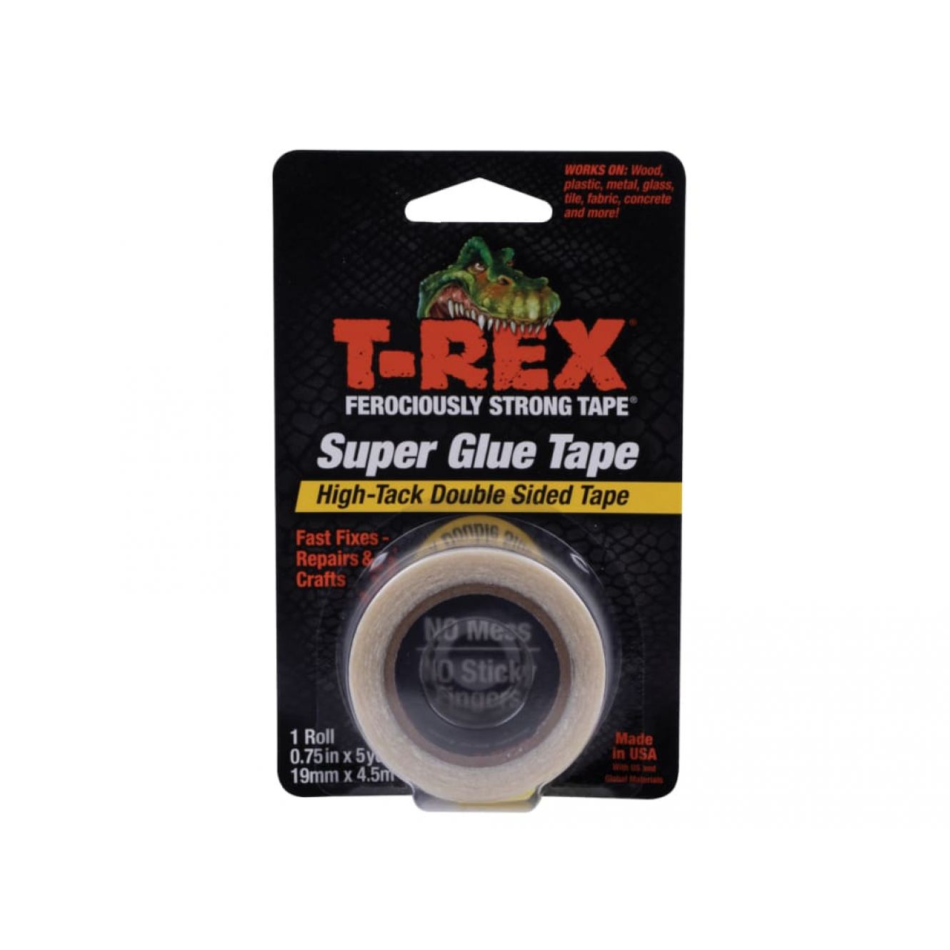 T-REX® Double-Sided Superglue Tape 19mm x 4.5m SHU286853