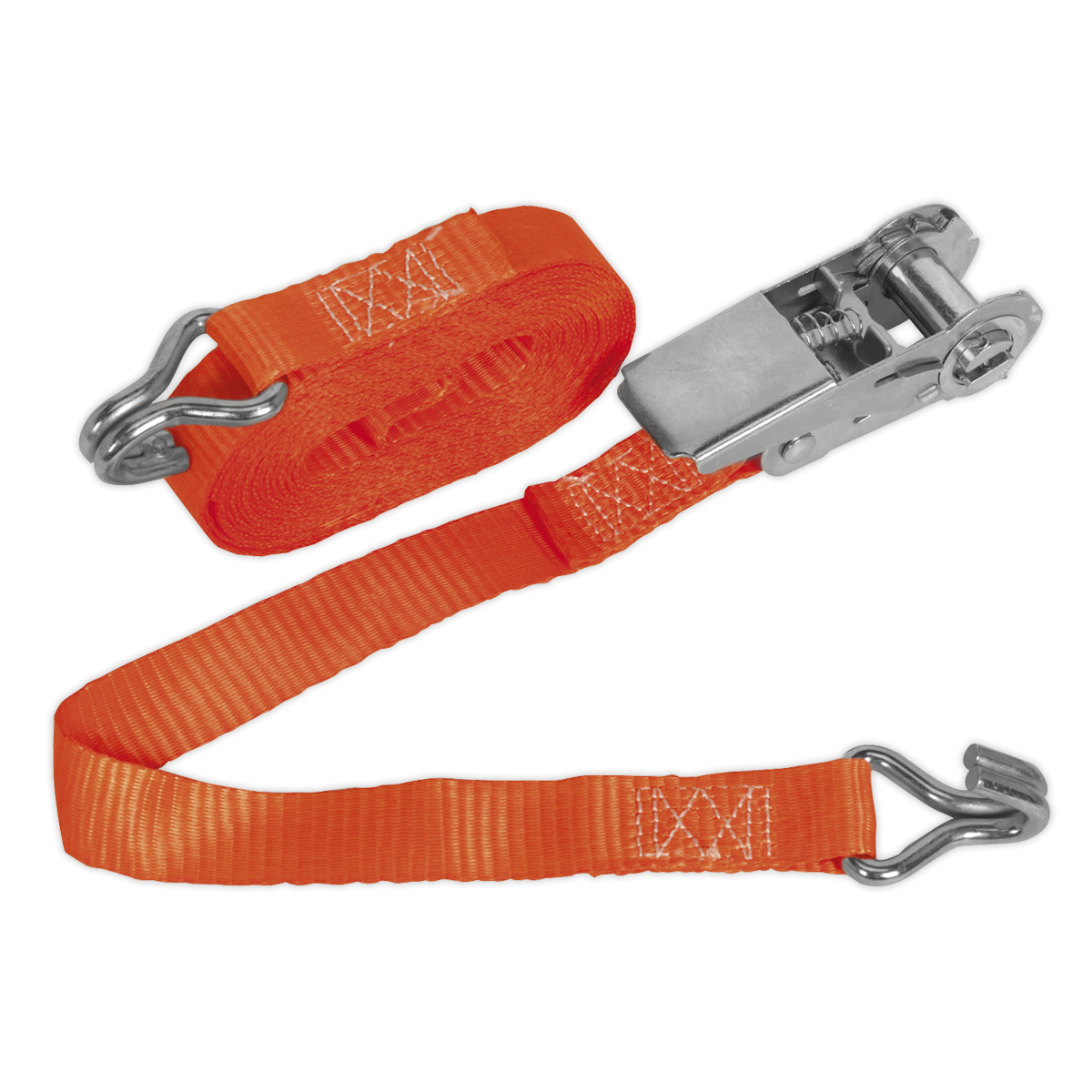 Ratchet Strap 25mm x 4.5m Polyester Webbing 800kg Breaking Strength TD0845J