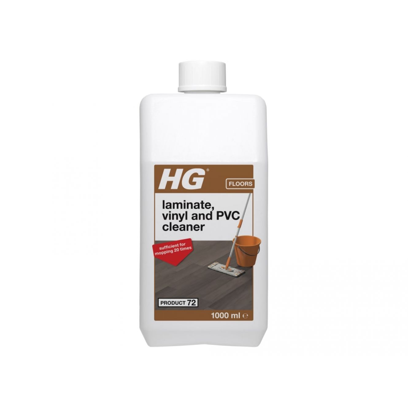 Laminate, Vinyl & PVC Cleaner (Product 72) 1 litre H/G349100106