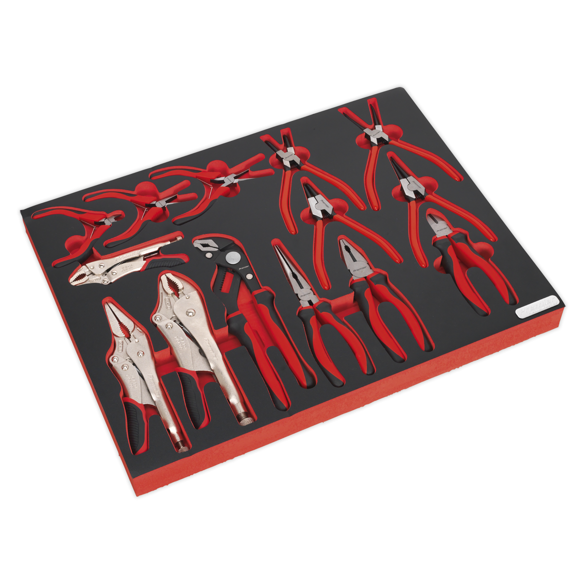 Tool Tray with Pliers Set 14pc TBTP05