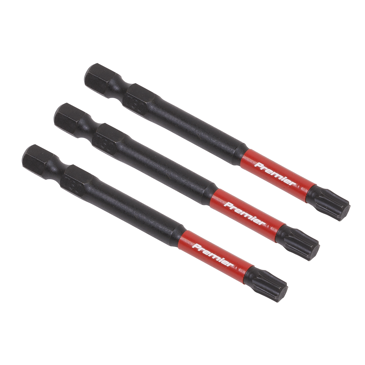 TRX Star* T30 Impact Power Tool Bits 75mm - 3pc AK8270