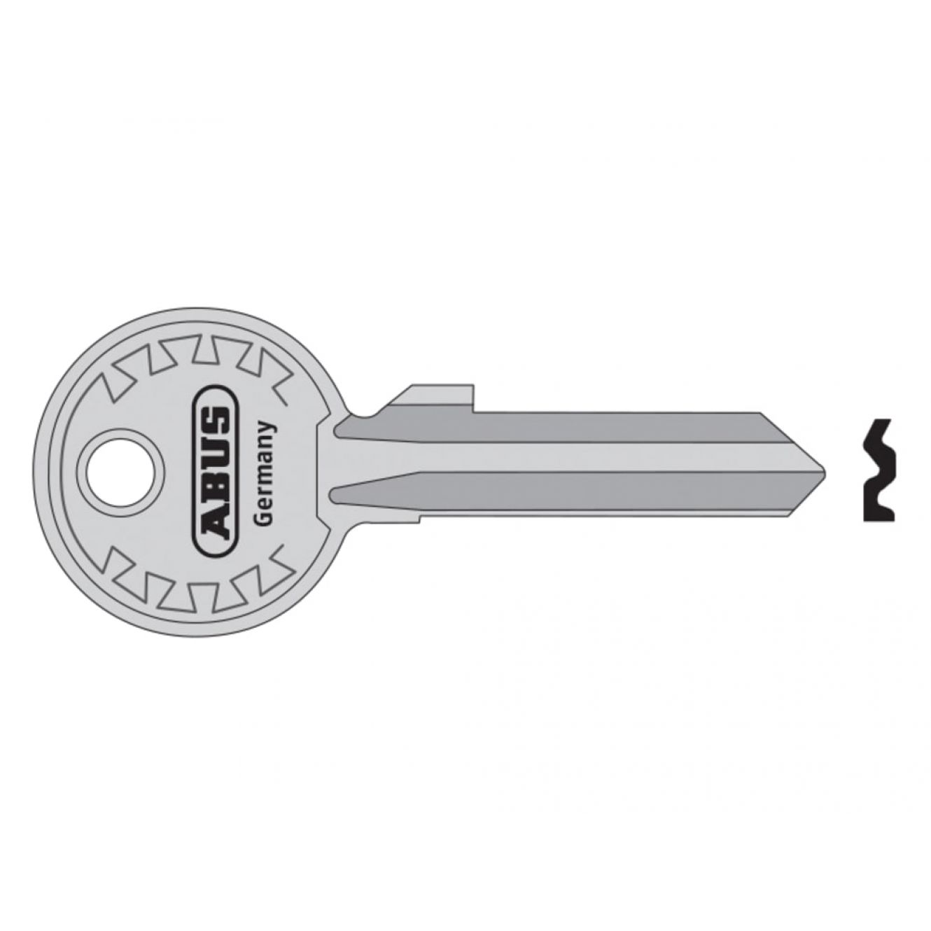 24/70-82/63-92/65 Key Blank 00906 ABUKB00906