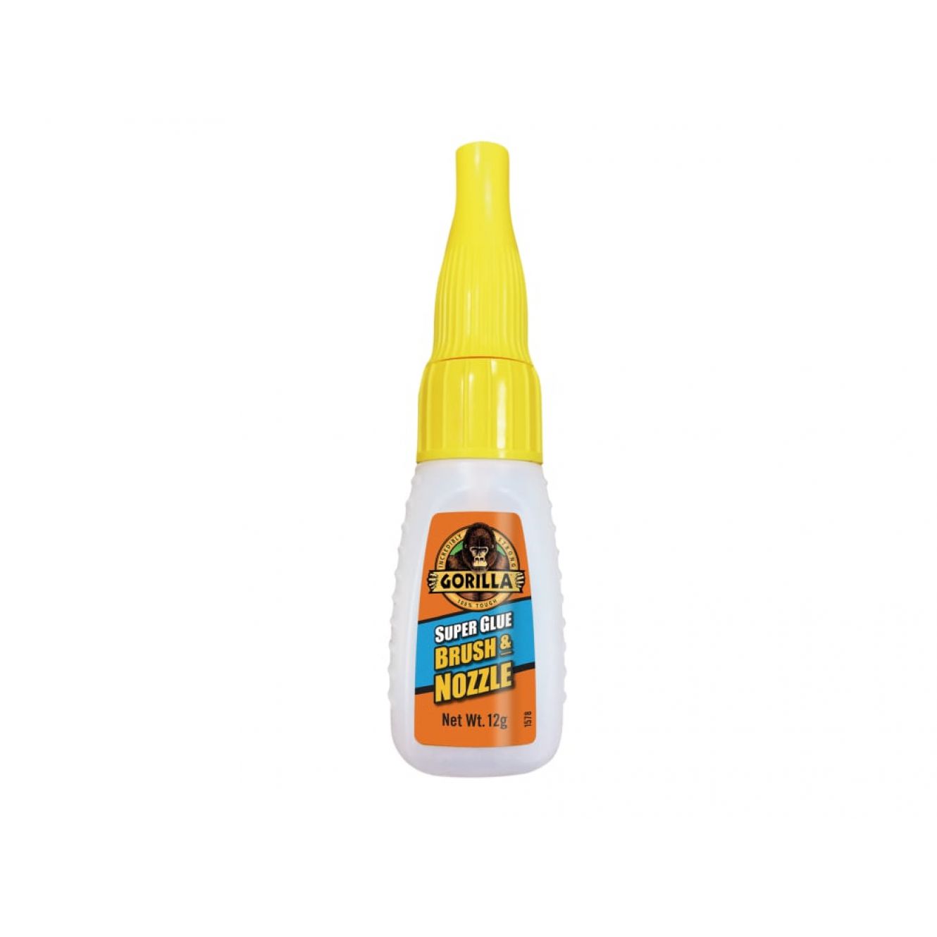 Gorilla Superglue Brush & Nozzle 12g GRGGSGB12