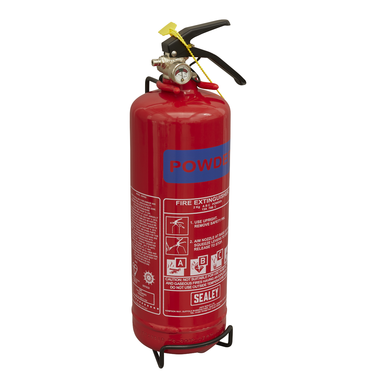 Fire Extinguisher 2kg Dry Powder SDPE02