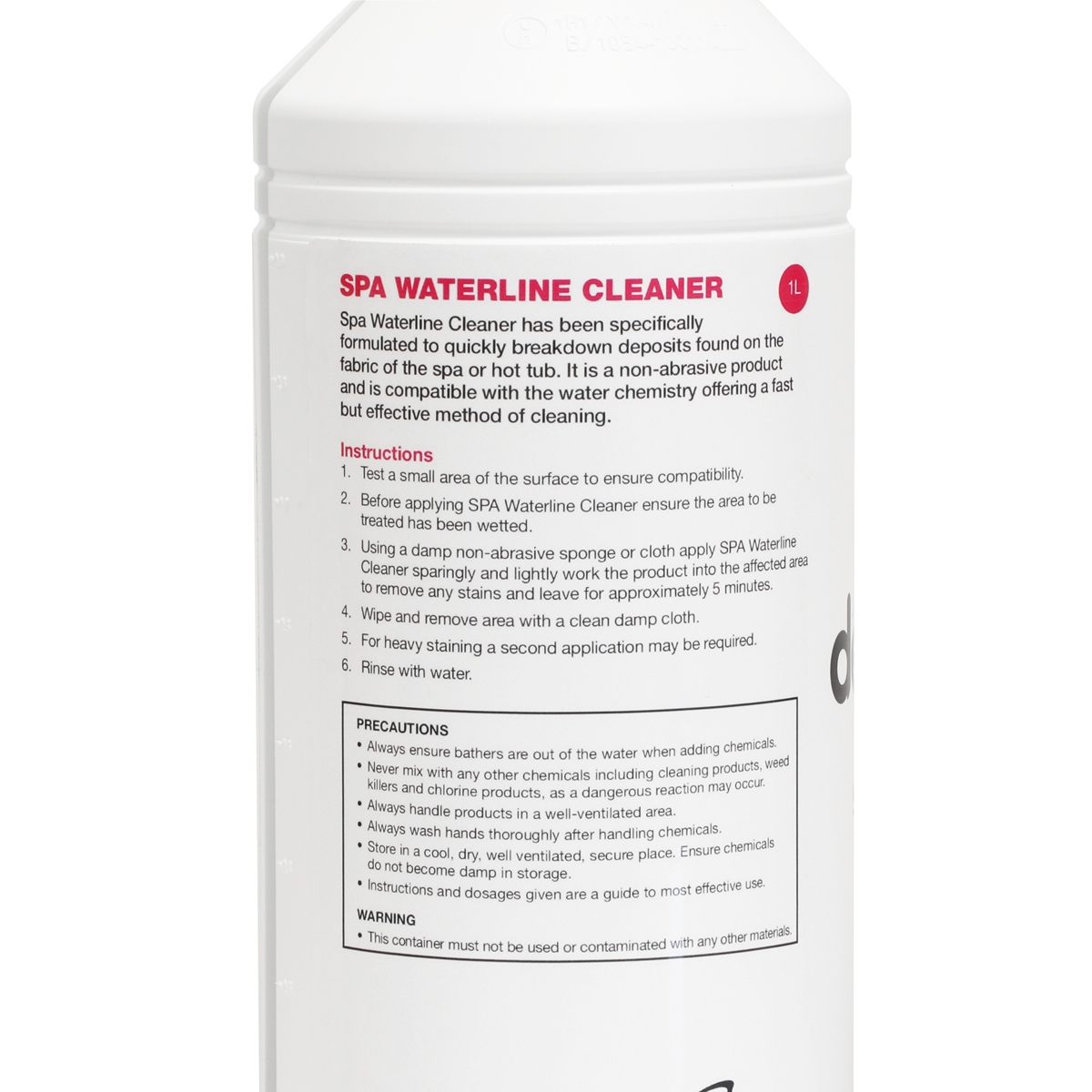 Dellonda Hot Tub/Spa Waterline/Surface Cleaner - 1L DL58