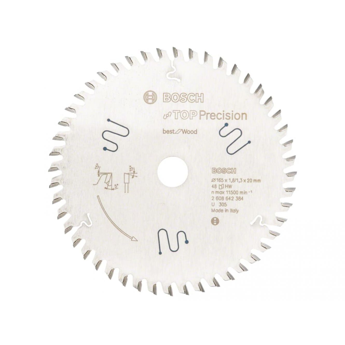 Best for Wood Circular Saw Blade 165 x 20mm x 48T BPA608642384