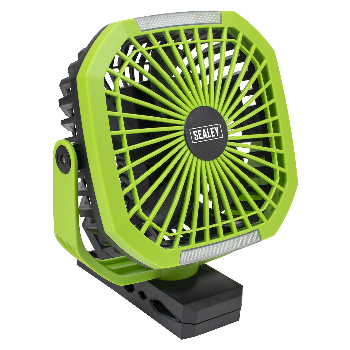 Portable Clip Fan with Worklight 8" 4 Speeds SCF8WL