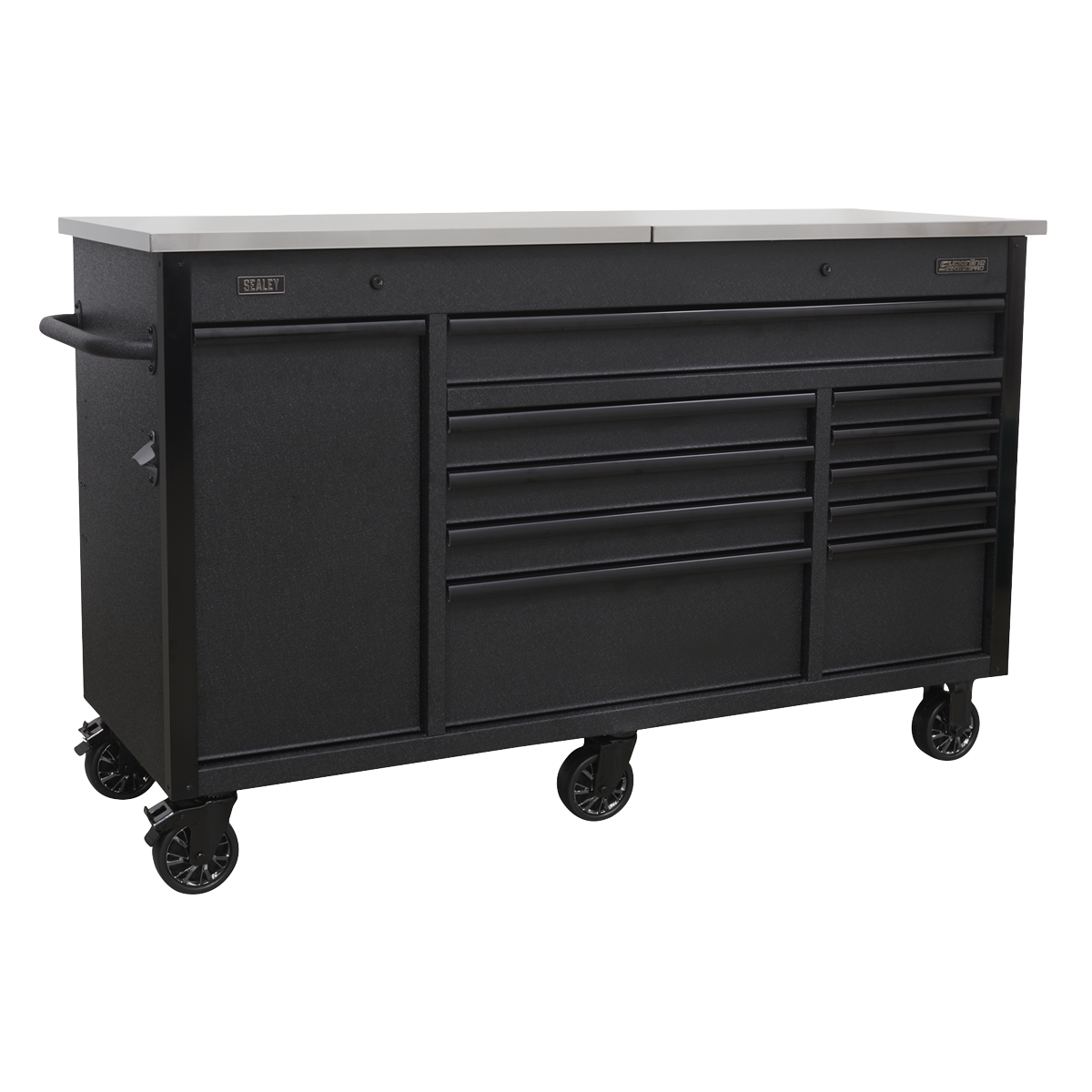 Mobile Tool Cabinet 1600mm with Power Tool Charging Drawer AP6310BE
