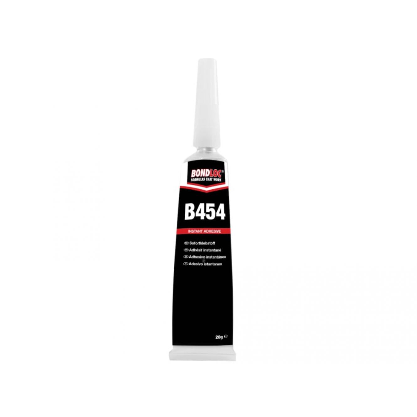B454 Thixotropic Non-Drip Gel Cyanoacrylate 20g BONB45420