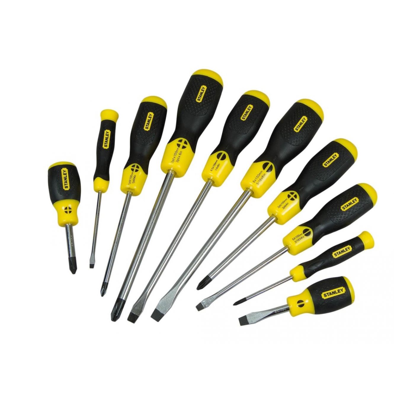 Cushion Grip Screwdriver Set, 10 Piece STA564977