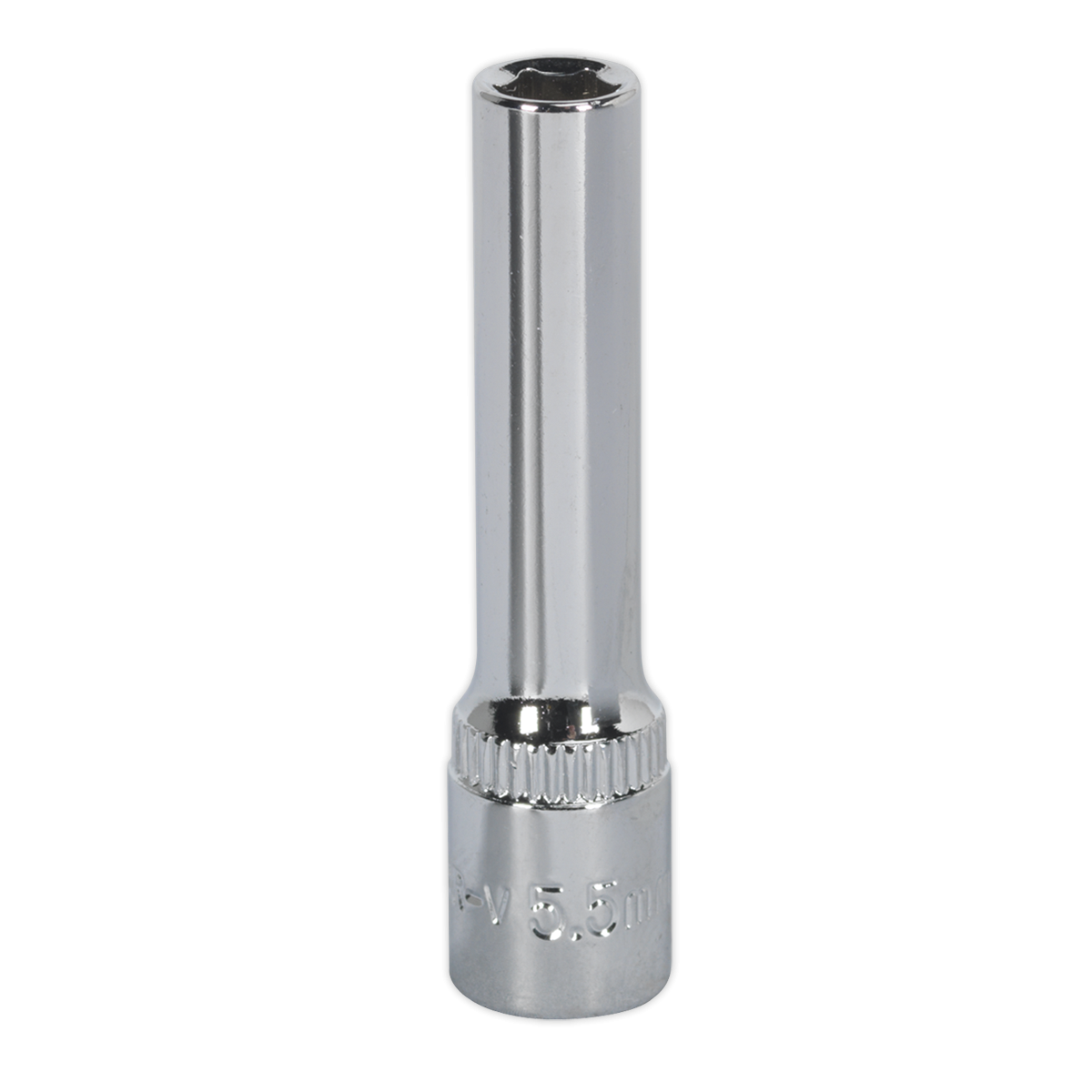 WallDrive® Socket 5.5mm 1/4"Sq Drive Deep Fully Polished SP14055D