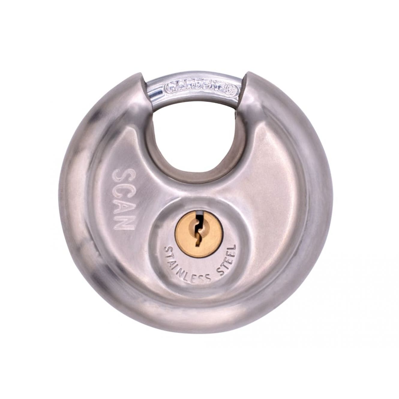 Stainless Steel Disk Type Padlock