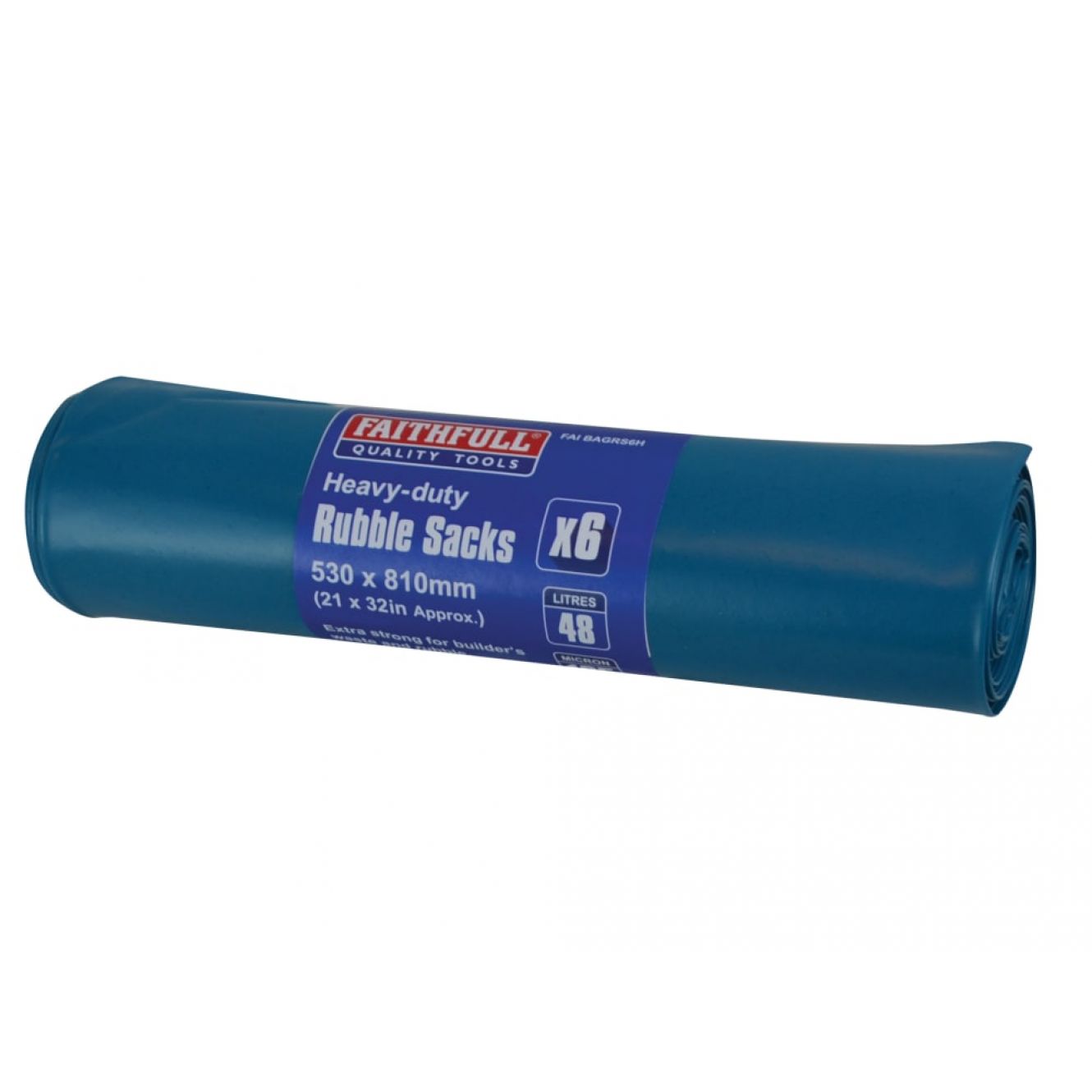 Blue Heavy-Duty Rubble Sacks