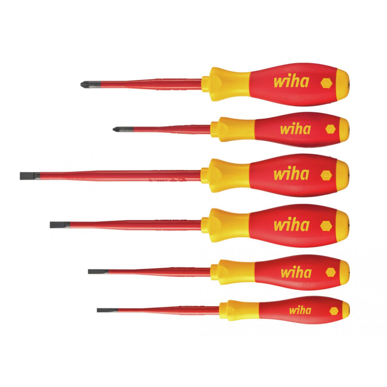 SoftFinish® electric slimFix SL/PZ Screwdriver Set, 6 Piece WHA36455