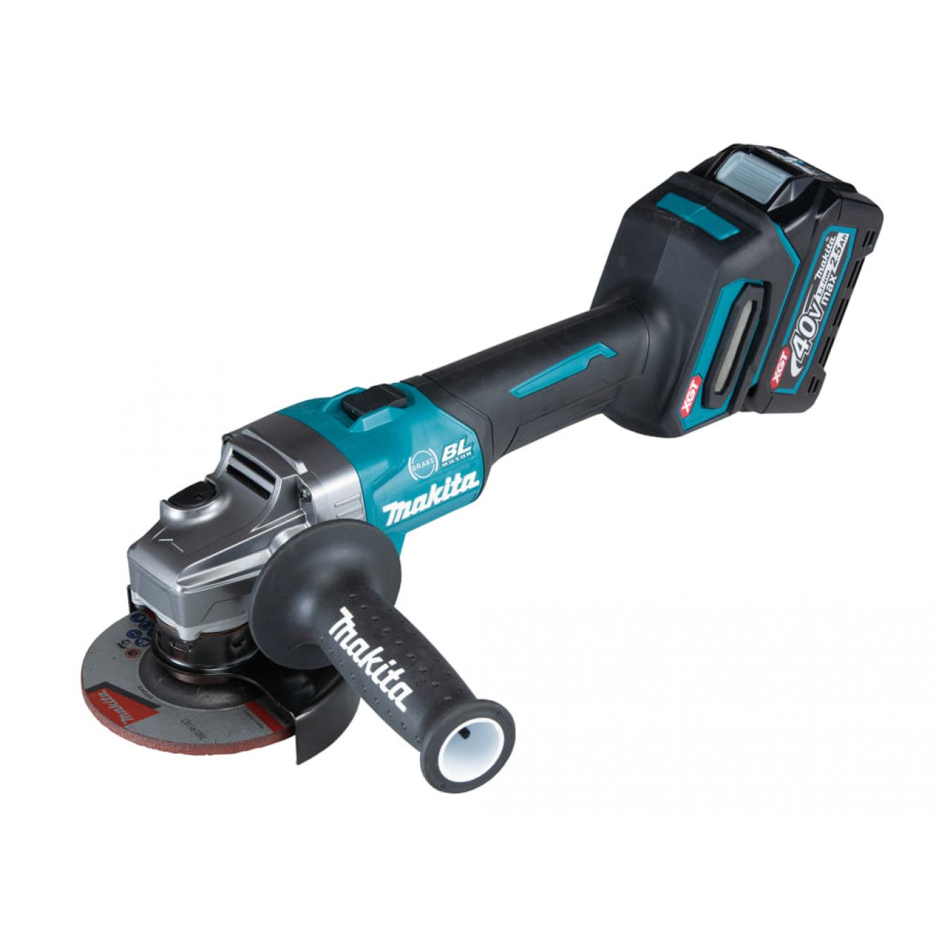 GA004G XGT 40Vmax BL Angle Grinder, 115mm
