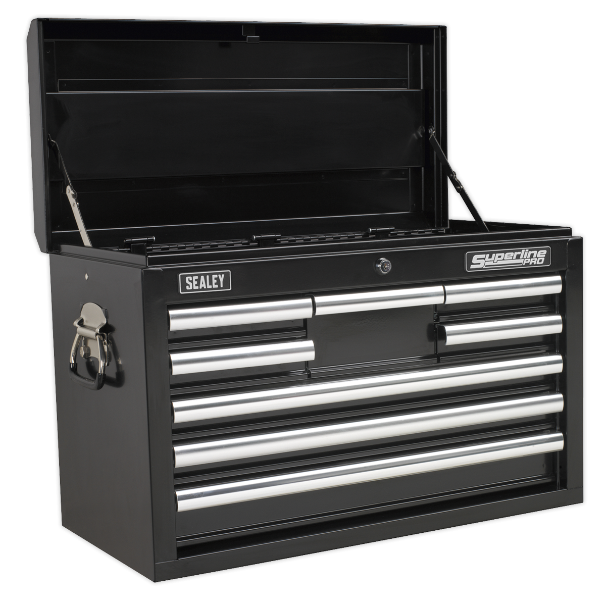Topchest 8 Drawer with Ball-Bearing Slides - Black AP33089B