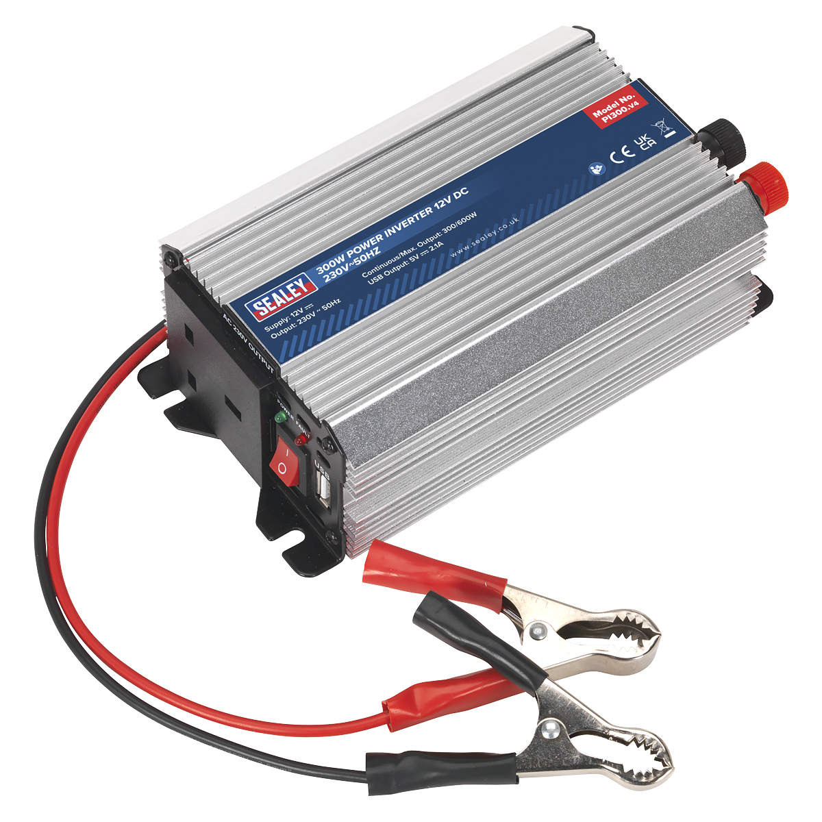 Power Inverter 300W 12V DC - 230V~50Hz PI300