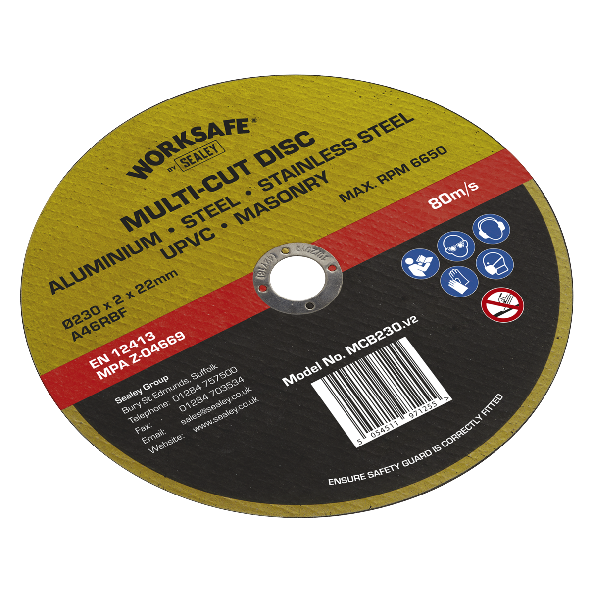 Multi-Cut Disc Ø230 x 2 x Ø22mm MCB230