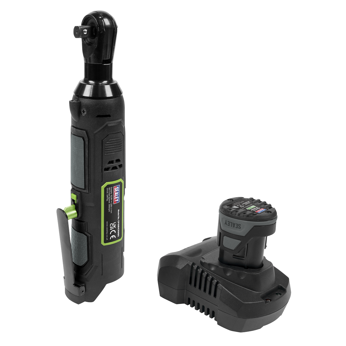 SV10.8 Series 3/8"Sq Drive Cordless Ratchet Wrench Kit 45Nm 10.8V 2Ah - Euro Plug CP108VCRWEU