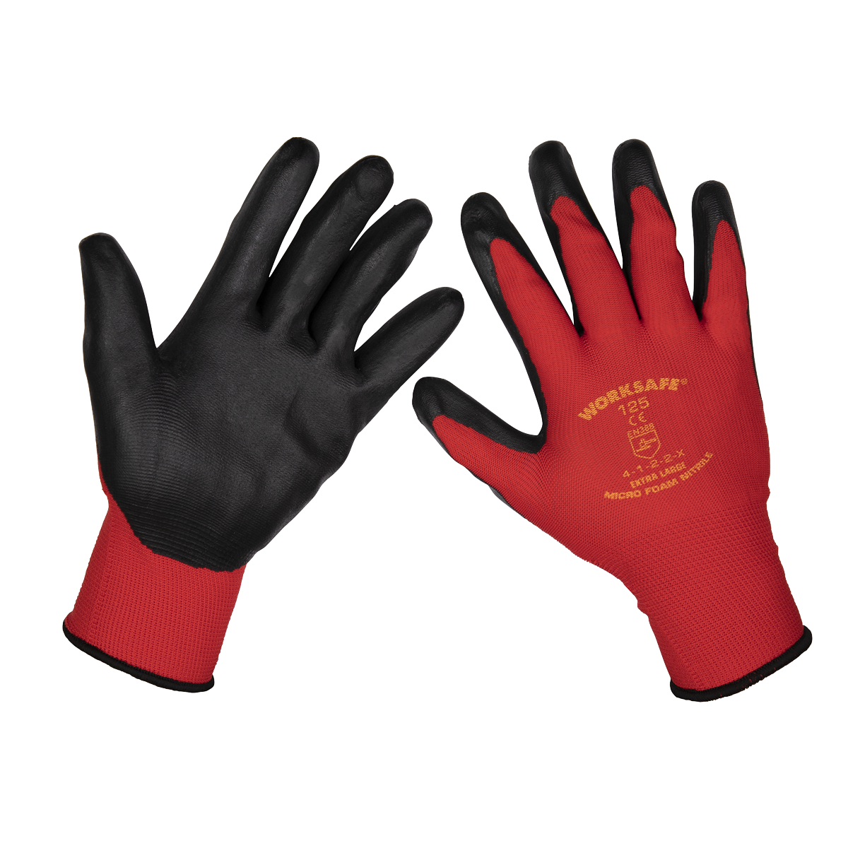 Flexi Grip Nitrile Palm Gloves (X-Large) - Pack of 12 Pairs 9125XL/12