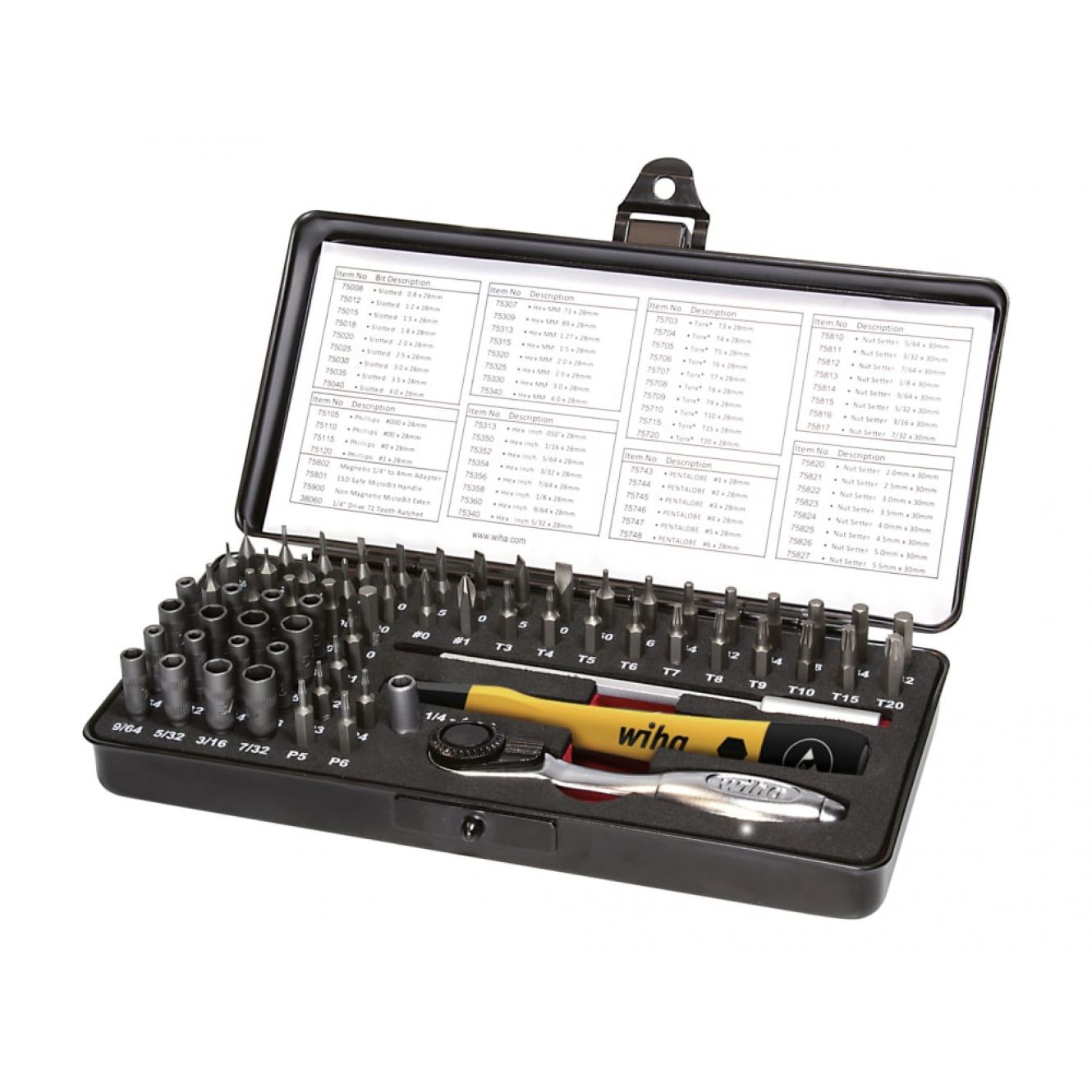 ESD Micro-bit Set, 66 Piece (inc. Case) WHA39971