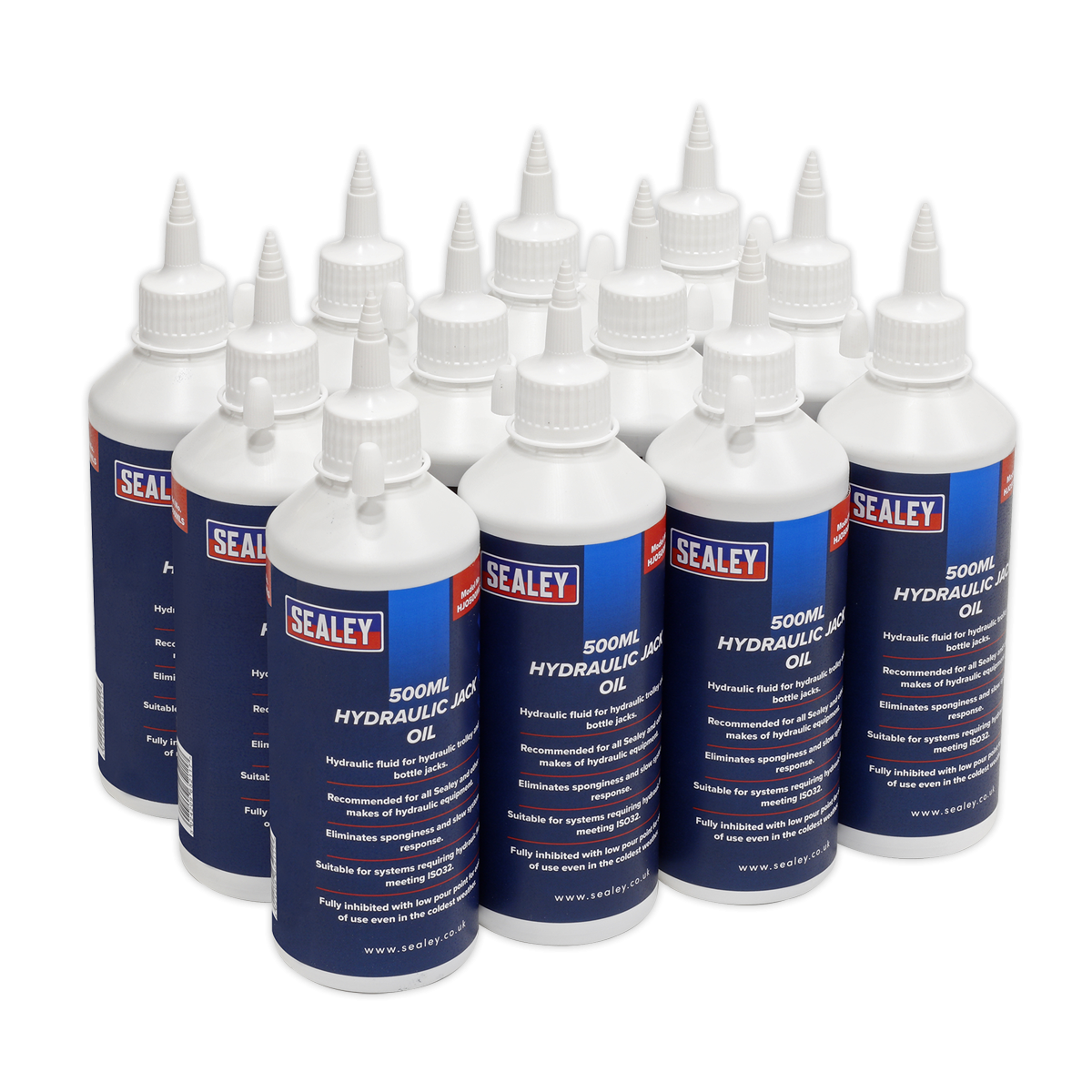 Hydraulic Jack Oil 500ml Pack of 12 HJO/500ML